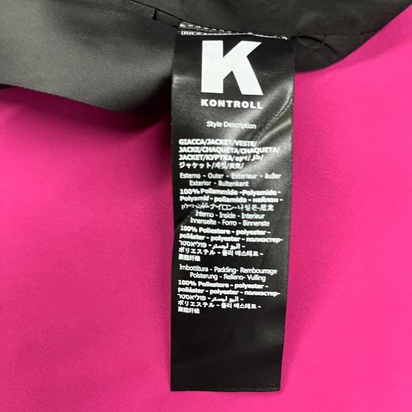 NWOT Kappa Kontroll oversized small long Coat jacket - Picture 3 of 4